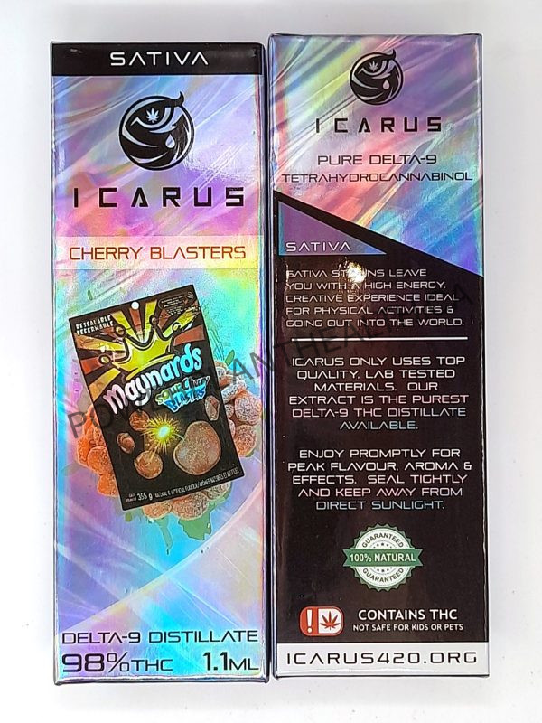 Icarus420 1.1g Vape Cherry Blasters Sativa - Power Plant Health