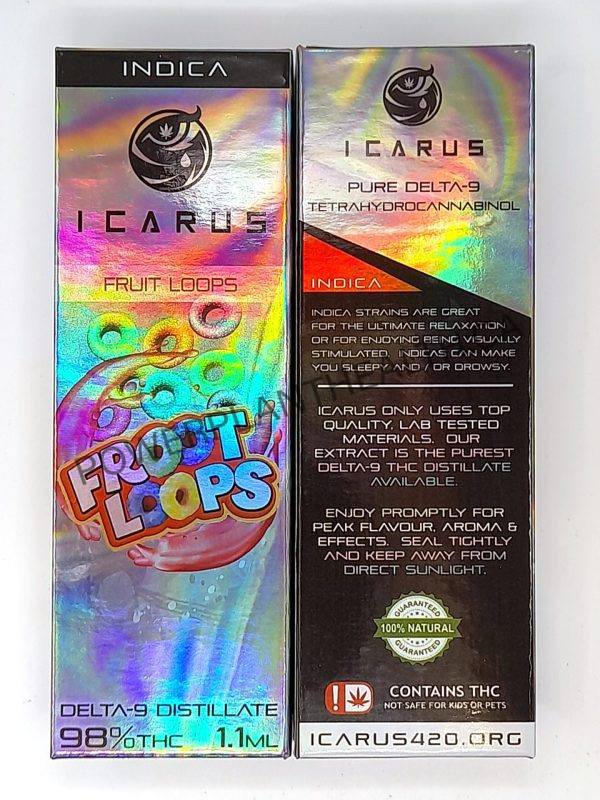 Icarus420 1.1g Vape Fruit Loops Indica - Power Plant Health