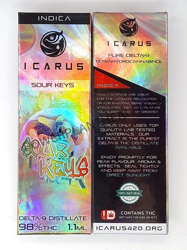 Icarus420 1.1g Vape Sour Keys Indica - Power Plant Health