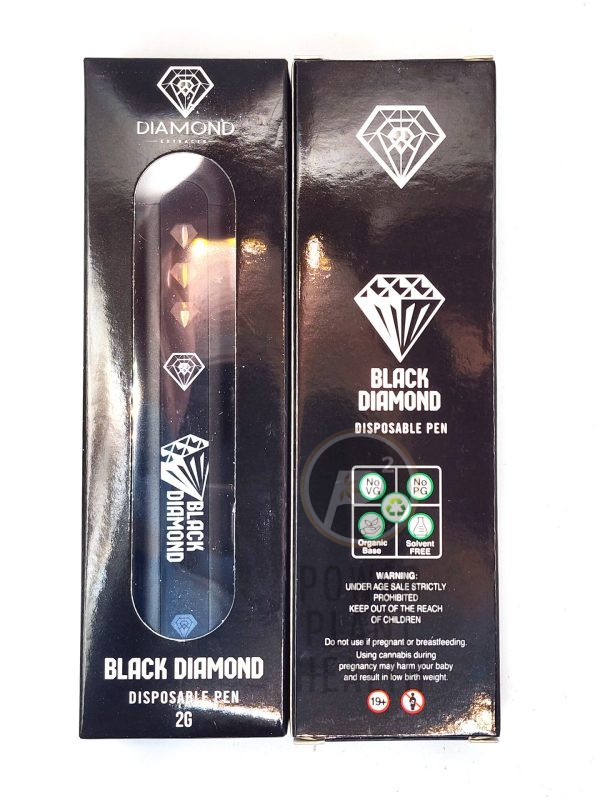 Diamond Extracts 2g Vape Black Diamond Indica - Power Plant Health