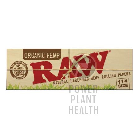 RAW Organic Hemp Rolls 1.25 Size - Power Plant Health