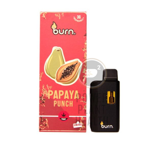 Burn. 3g Vape Papaya Punch Hybrid - Power Plant Health
