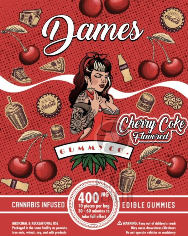 Dames Gummy Co. 400mg Gummy Cherry Coke - Power Plant Health