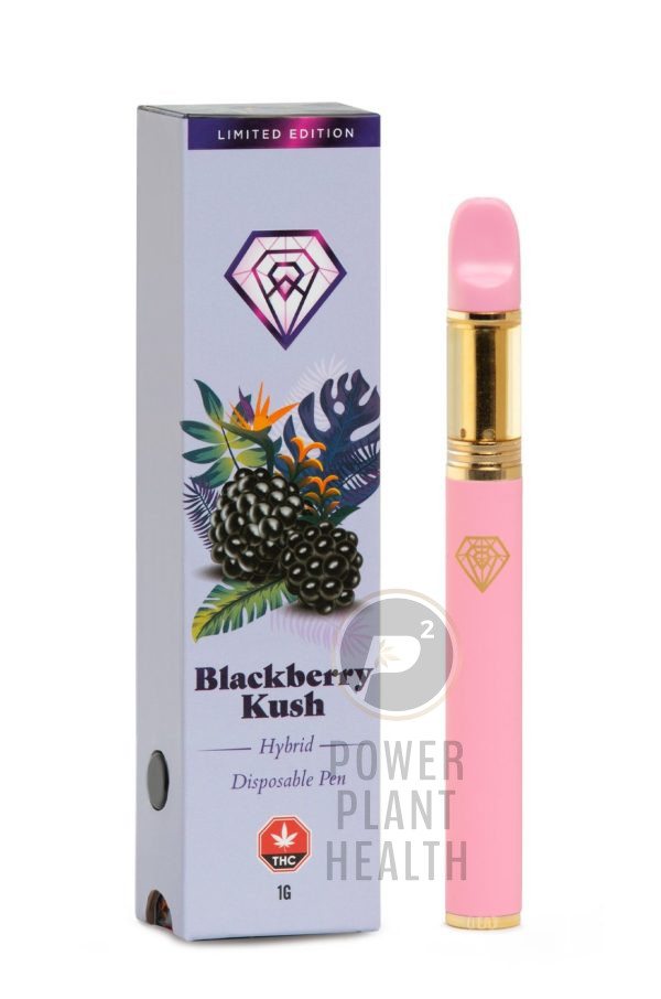 Diamond Concentrates 1g Limited Edition Vape Blackberry Kush Hybrid - Power Plant Health