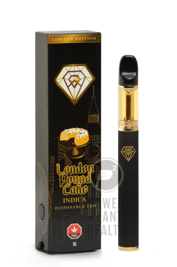 Diamond Concentrates 1g Limited Edition Vape London Pound Cake Indica - Power Plant Health