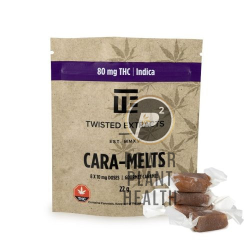Twisted Extracts Cara Melts 80mg Indica - Power Plant Health