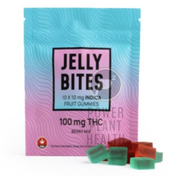 Twisted Extracts Jelly Bites Berry Mix 100mg Indica - Power Plant Health