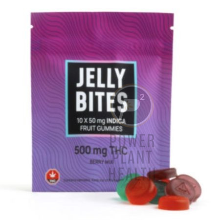 Twisted Extracts Jelly Bites Berry Mix 500mg Indica - Power Plant Health