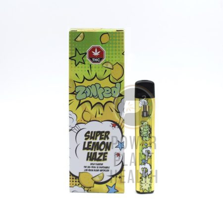 Zonked 1g Live Resin Blend Vape Super Lemon Haze - Power Plant Health