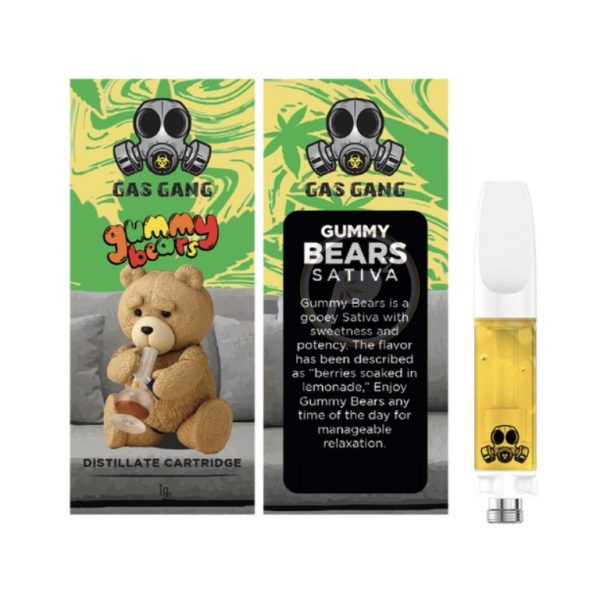 Gas Gang 1g Cartridge Gummy Bears Sativa - Power Plant Health