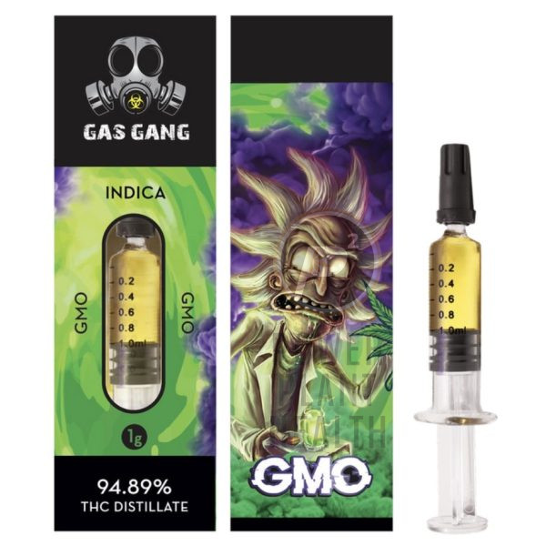 Gas Gang 1g Distillate Syringe GMO Indica - Power Plant Health