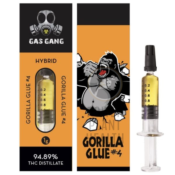 Gas Gang 1g Distillate Syringe Gorilla Glue 4 Hybrid - Power Plant Health