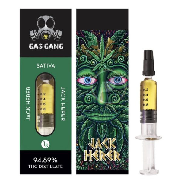 Gas Gang 1g Distillate Syringe Jack Herer Sativa - Power Plant Health