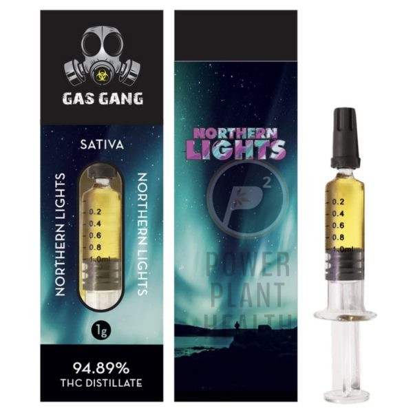 Gas Gang 1g Distillate Syringe Nothern Lights Sativa - Power Plant Health
