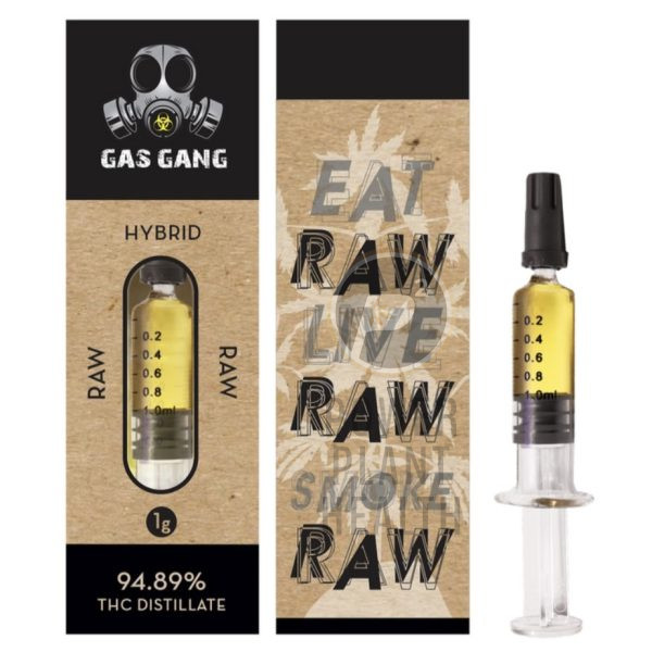 Gas Gang 1g Distillate Syringe RAW Hybrid - Power Plant Health
