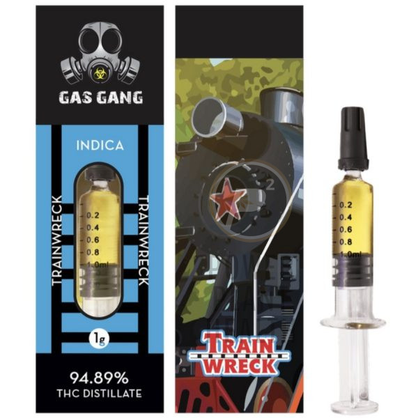 Gas Gang 1g Distillate Syringe Trainwreck Indica - Power Plant Health
