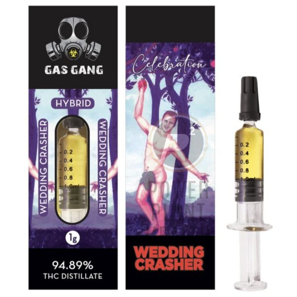 Gas Gang 1g Distillate Syringe Wedding Crasher Hybrid - Power Plant Health