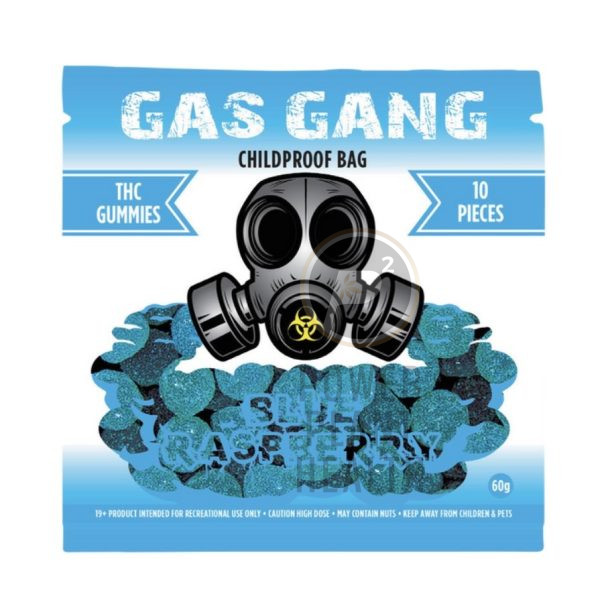 Gas Gang 500mg Gummy Blue Raspberry - Power Plant Health