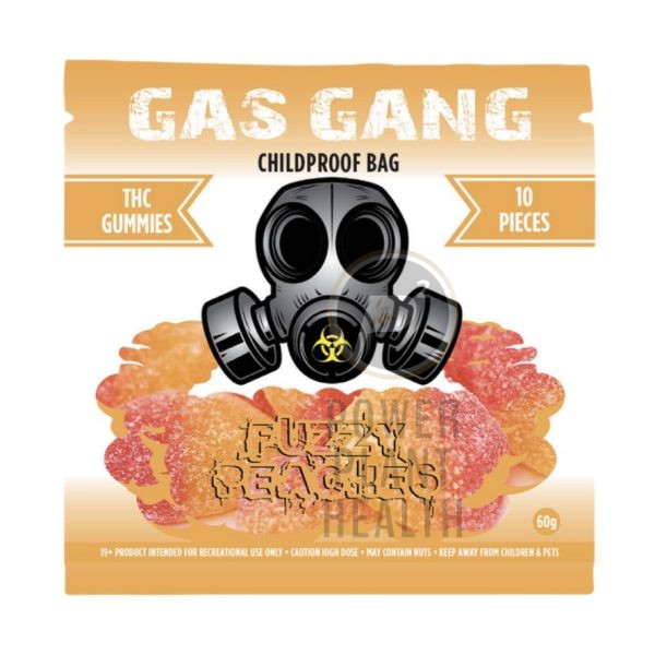 Gas Gang 500mg Gummy Fuzzy Peaches - Power Plant Health