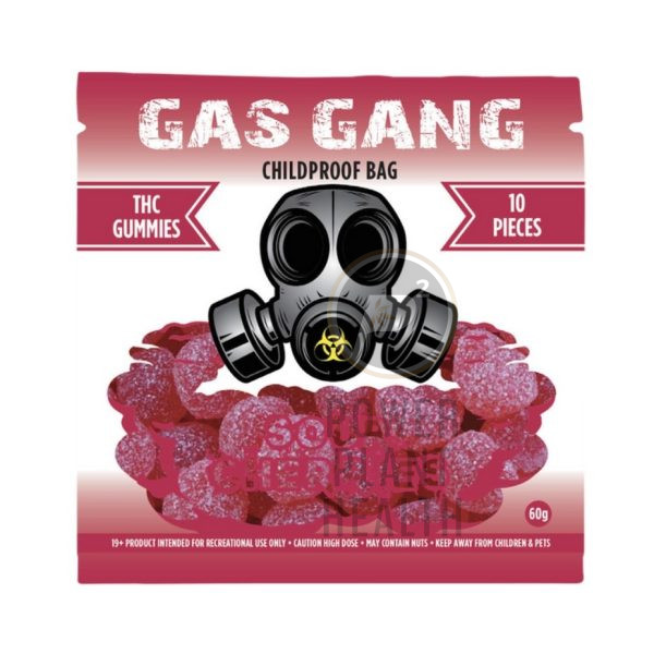 Gas Gang 500mg Gummy Sour Cherries - Power Plant Health
