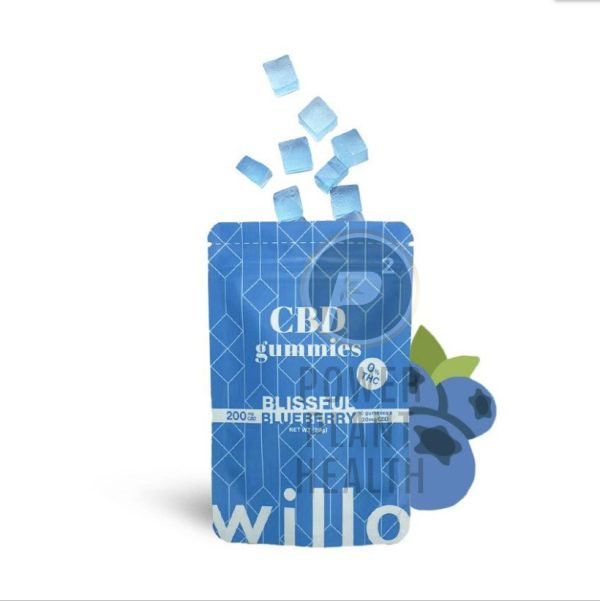 Willo CBD Gummy Blissful Blueberry 200mg - Power Plant Health