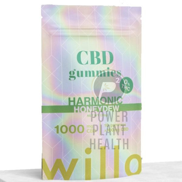 Willo CBD Gummy Hormonic Honeydew 1000mg - Power Plant Health