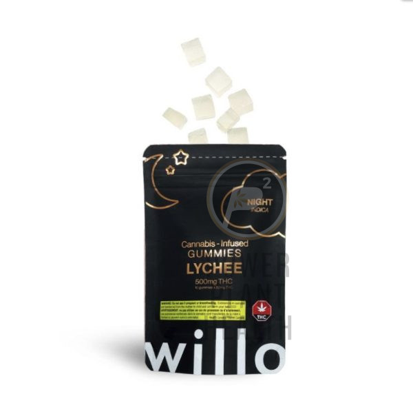 Willo THC Gummy Lychee Indica 500mg - Power Plant Health