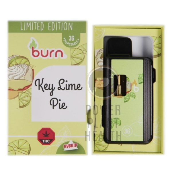 Burn. 3g Vape Key Lime Pie Hybrid - Power Plant Health