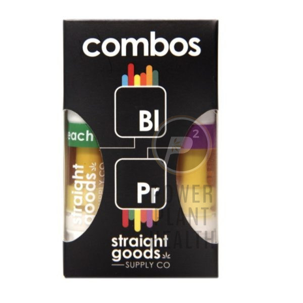 Straight Goods Supply Co. 2 in 1 Combo Carts Blue Lavender x Peach Ringz - Power Plant Health