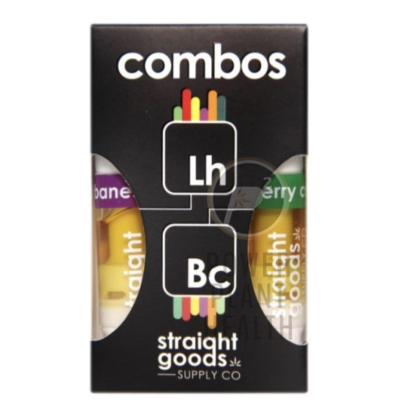 Straight Goods Supply Co. 2 in 1 Combo Carts Lebanese Hashish x Blueberry Cookies - Power Plant Health