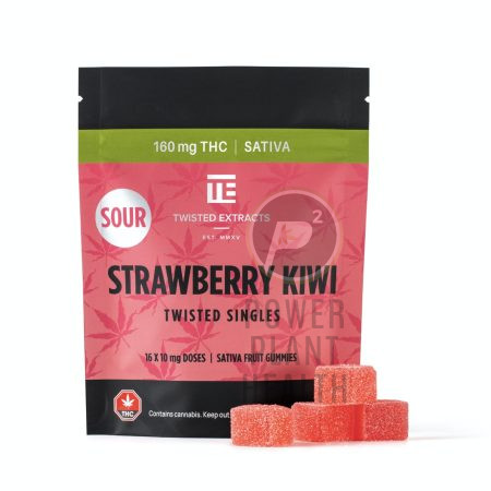 Twisted Extracts Twisted Singles Strawberry Kiwi Sativa - Power Plant Health
